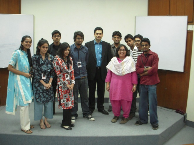 Team PULSAR with Mr. Faisal Qureshi